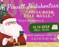 Pirueti jõulukontserdi piletid müügil alates 11.11.2024